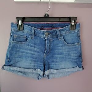 FRAN Denim Rolled Shorts